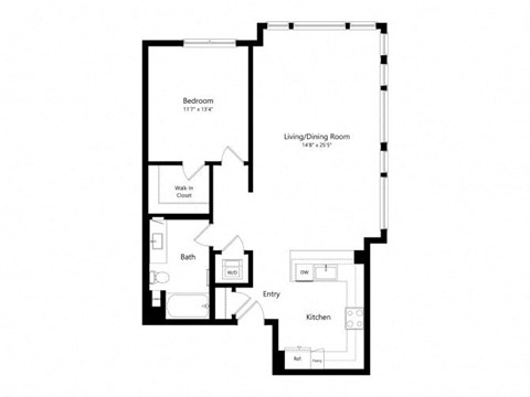 a black and white floor plan of a house